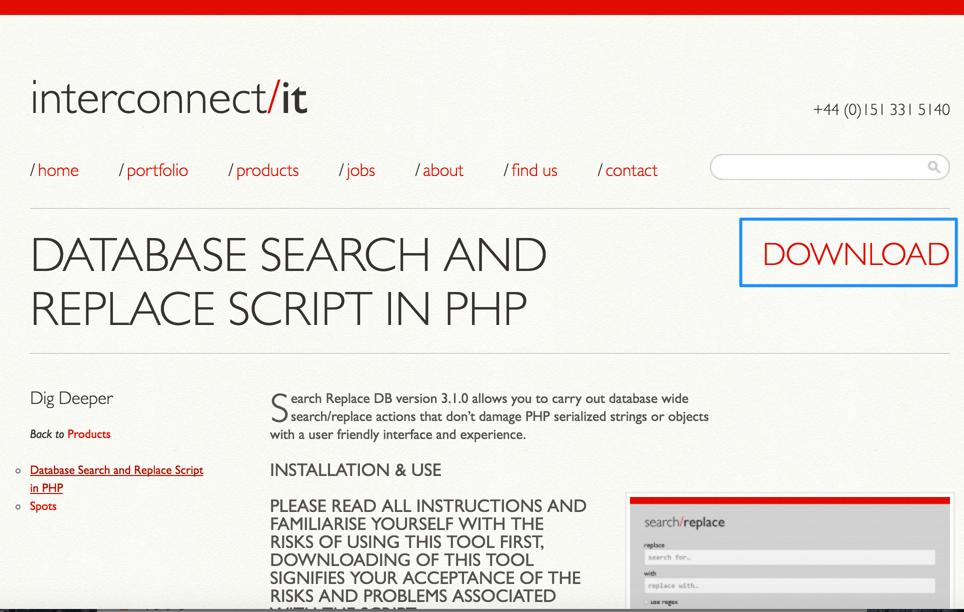 WordPress_Serialized_PHP_Search_Replace_Tool